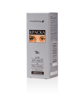 Краска для бровей и ресниц с шелком